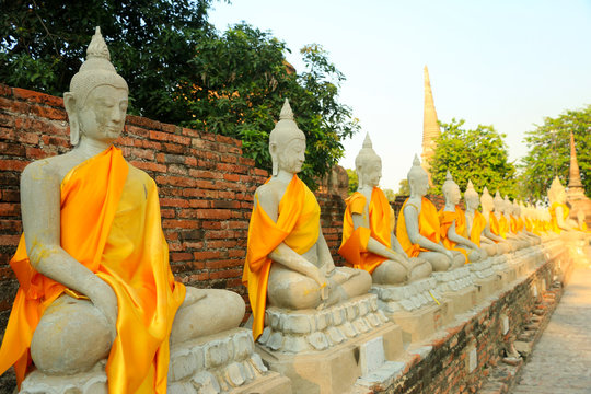 Buddha  image and architecture of thailand