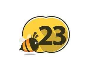 23 Number Natural Cute Bee