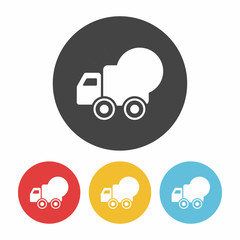 logistics truck icon