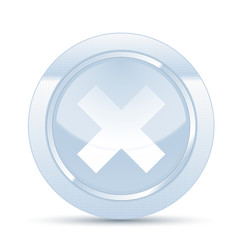 Obraz premium Icona Cancella - Acciaio Azzurro 