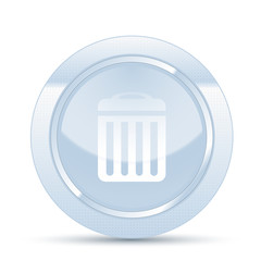 Icona Cestino - Acciaio Azzurro 