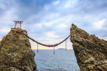 Obraz premium 夫婦岩＠長崎市野母崎