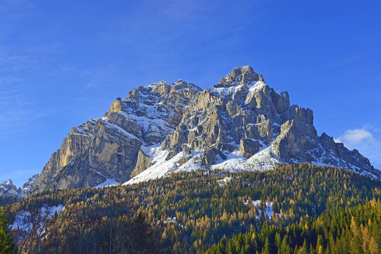 Civeta mountain of Dolomite mountains, Italy