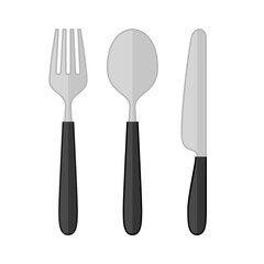 Spoon fork knife.