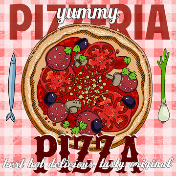 hot pizza advertisement