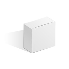 Naklejka premium White narrow box.