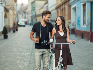 young lovers in the city © Daco