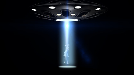 flying saucers ufo kidnapped a woman © Riko Best