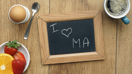 I love mom written in Dutch