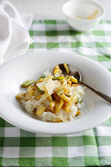 rice with vegetables and cheese