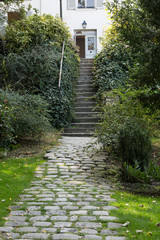 Paris - gardens dedicated to Auguste Renoir surround the Museum of Montmartre