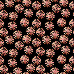 Watercolor floral seamless pattern. Geometric boho elements. Can use them for your design, post cards, prints, invitations, greetings or even for printing on fabrics.