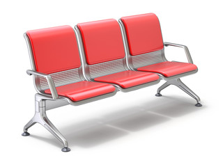 Airport waiting chairs
