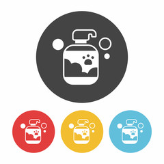 Obraz premium pet shampoo icon