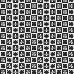 Decorative vector black and white background - abstract pattern 