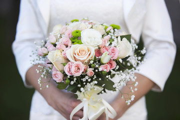 a bridal bouquet