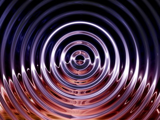 Liquid material resonance background