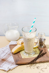 Milk Banana smoothie