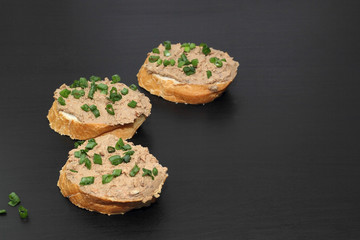 sandwich with liver pate