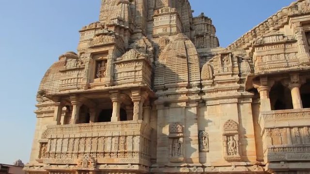 Chittorgarh fort. Mira temple. Rajasthan. India. December2015