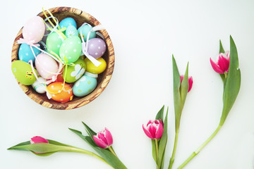 Easter set with wooden bird 3