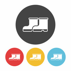 Rain boots icon