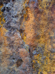 The surface of rusty metal  
