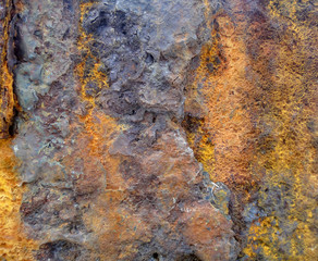 The surface of rusty metal  