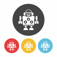Obraz premium robot icon