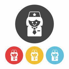 flight attendant icon