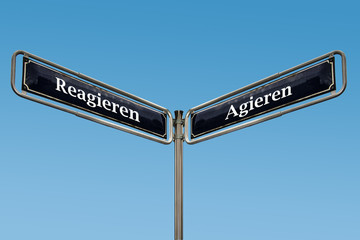 Schild 49 - Agieren