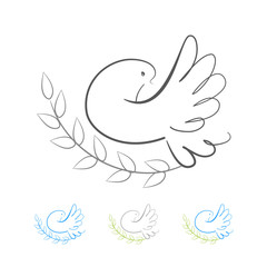 dove logo template