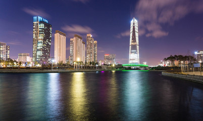 Naklejka premium Songdo Central Park