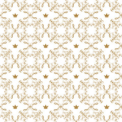 Abstract vector lace seamless pattern