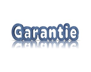 Garantie 3d wort 