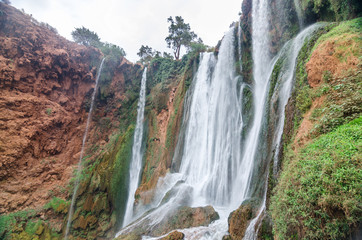 Ouzoud waterfalls in Grand Atlas village of Tanaghmeilt