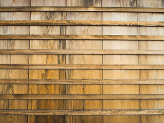 Wooden wall in Japanese style