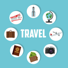Travel icon design 