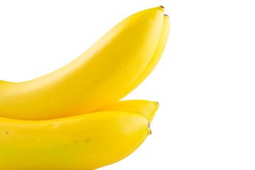 Fototapeta na wymiar banana isolated on white background.
