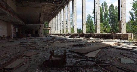 destroyed house of culture 