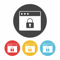 Obraz premium security icon