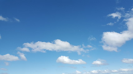 White cloud and blue sky at Antarctica