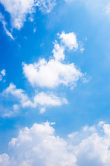 Sky with clouds background