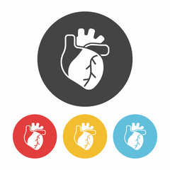 organ heart icon