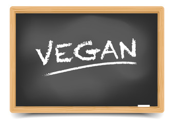 Blackboard Concept Vegan