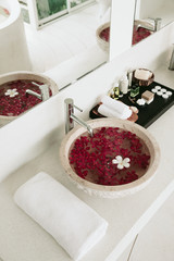 Bathroom spa decor