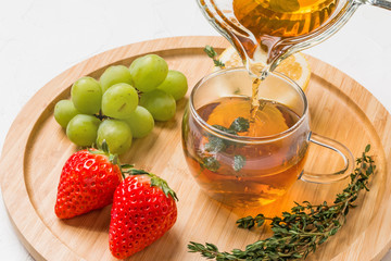 きれいになるハーブティー delicious herb tea which The beauty
