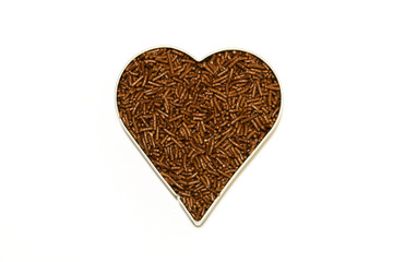 Herz aus Schokolade