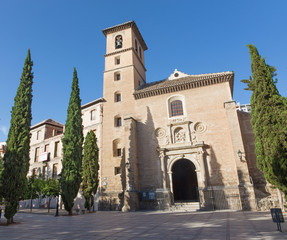 Fototapeta na wymiar Granada - Iglesia de San Ildefonso