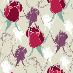 Floral seamless pattern